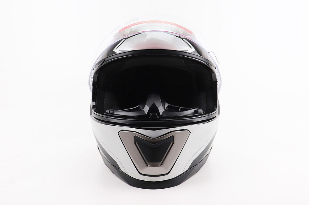 Шолом інтеграл, закритий BLD-M62 М (57-58см), ЧОРНИЙ/БІЛО-СІРИЙ Київ - фото 5