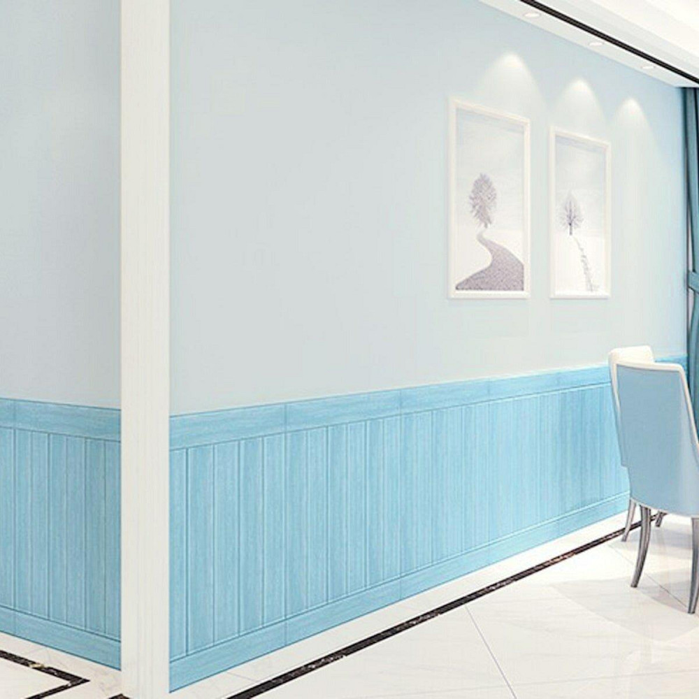 Самоклеящаяся 3D панель 700х700х4мм Голубое дерево (93) SW-00001338 Киев - изображение 4