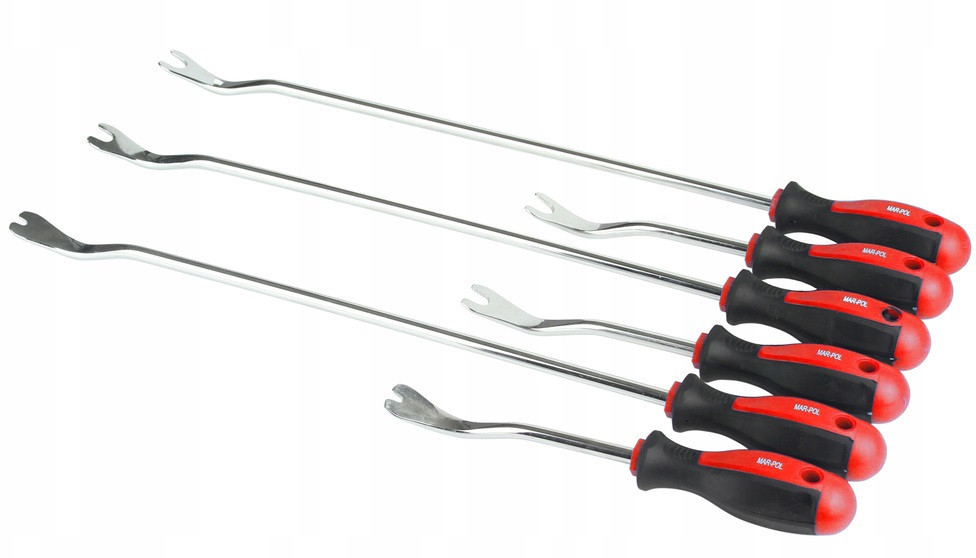 Набор рычажных съемников для зажимов клипс, штифтов 6 элементов Mar-Pol (M57445) Нововолынск - изображение 4