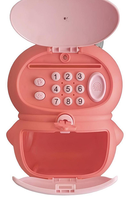 Детская электронная копилка-сейф игровой терминал розовый Киев - изображение 4