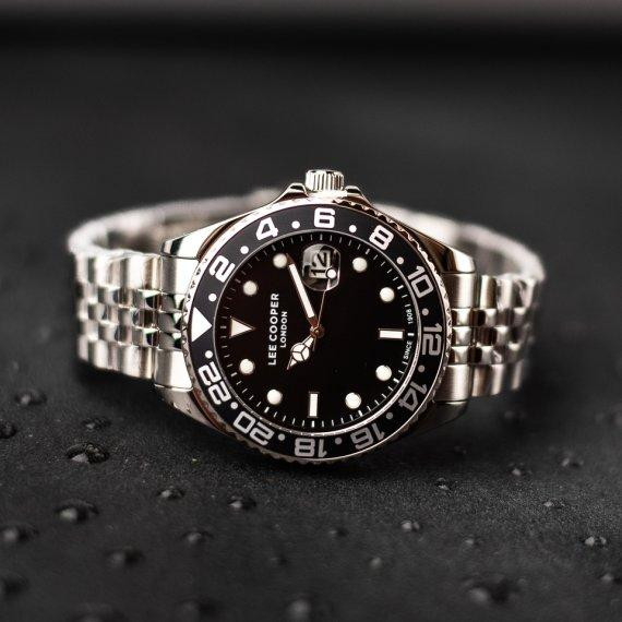 Годинник чоловічий водостійкий Lee Cooper Daytona Vibe Black (2 ремінці) Вінниця - фото 7