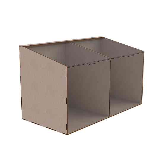 Диспенсер EKOSTAR для конфет, снеков, орехов, крупы на 2 ячейки Киев