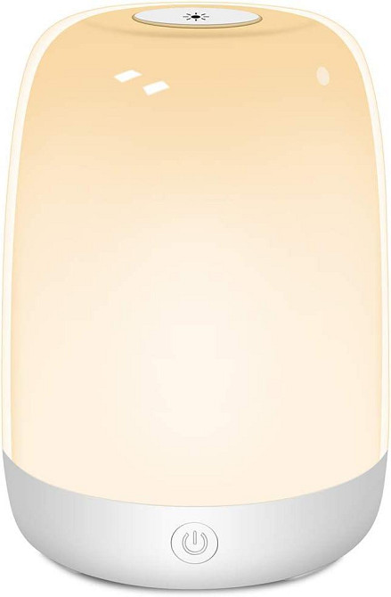 Стильная сенсорная ночная лампа, 6 цветов, USB-зарядка аккумуляторная, регулируемая яркость, светильник ночник Киев - изображение 1