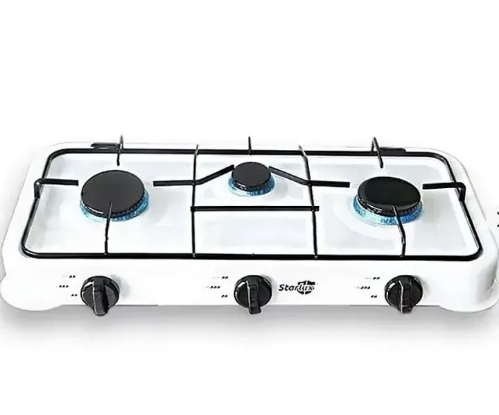 Газова плита SGS-6003, 3 конфорки, механічне керування, метал, компактна для кухні Одеса - фото 4