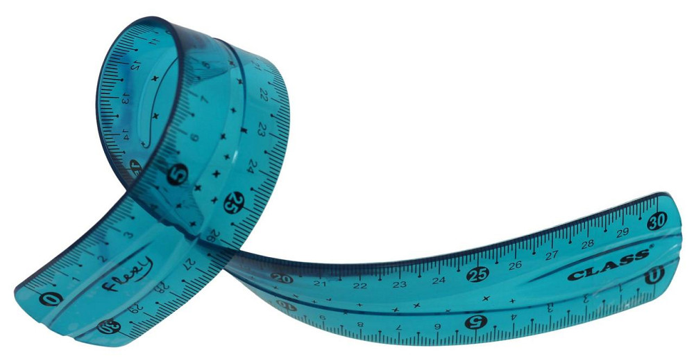 Лінійка пластикова 30 см. "Class""FLEXI" гнучка, 9012C, шт Київ - фото 1