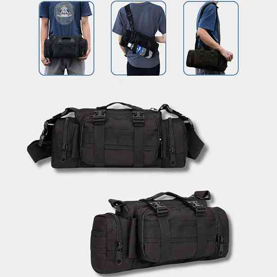 Универсальная тактическая сумка – подсумок поясная нагрудная на MOLLE сумка с ремнем на плечо QC-940 5 л Киев