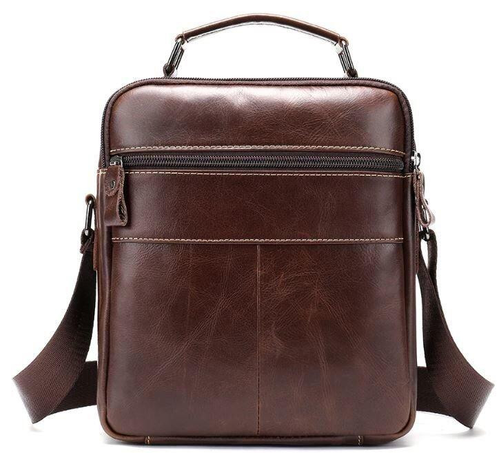 Сумка мужская кожаная Vintage 14835 Коричневая Киев - изображение 2