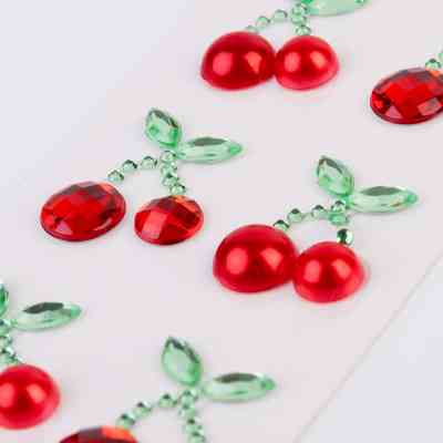 Набір для творчості Santi Вишеньки аплікація зі страз самоклеючих 7х14 см (743035) Вінниця