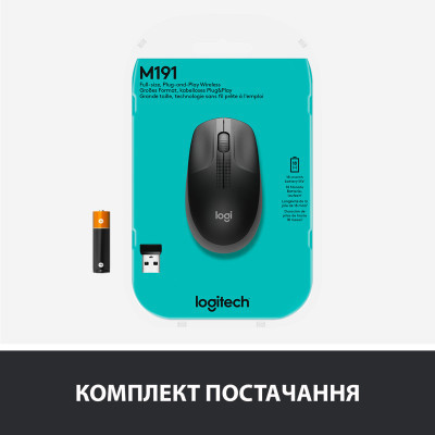 Мишка Logitech M190 Mid Grey (910-005906) Вінниця - фото 6