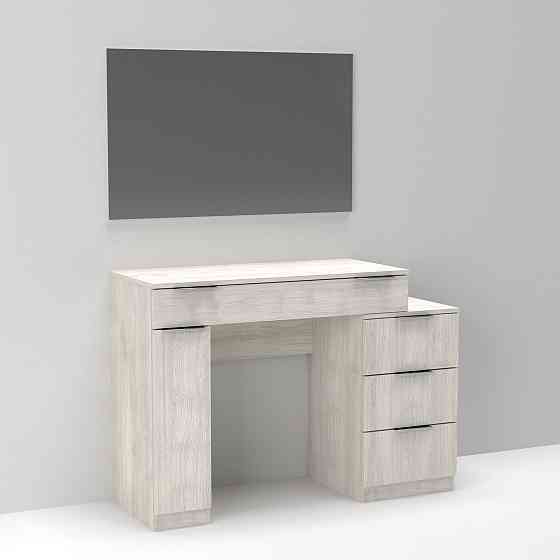 Стол туалетный Трюмо Кристалл, Дуб Шамоні Світлий, 1200/452/847 Львов