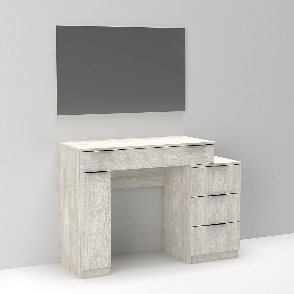 Стол туалетный Трюмо Кристалл, Дуб Шамоні Світлий, 1200/452/847 Львов - изображение 5