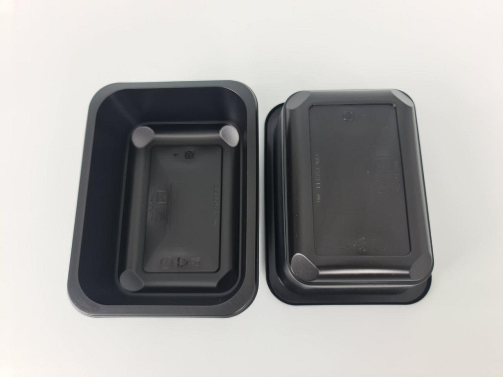 Ланч бокс T-1 187/137/63 черный PP PL (50 шт) Харьков - изображение 3