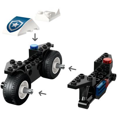 Конструктор LEGO City Переслідування на поліцейському мотоциклі (60455) Вінниця - фото 8