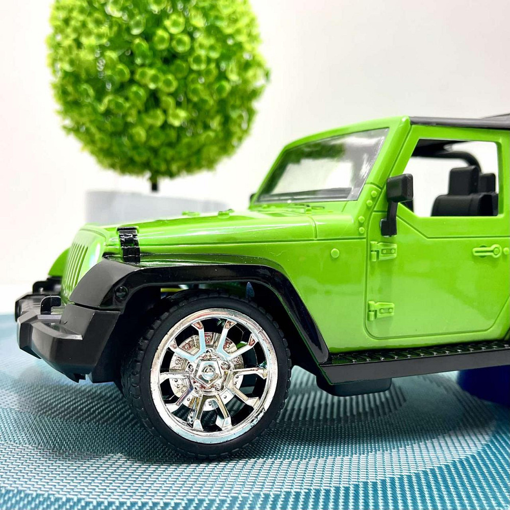 Джип позашляховик з гумовими колесами на радіокеруванні Зелений (9088-6AD) Чернігів - фото 4
