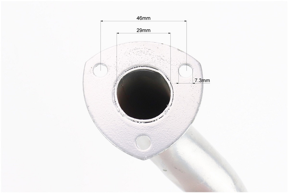 Коліно (труба) глушника 2х3отв. Київ - фото 2