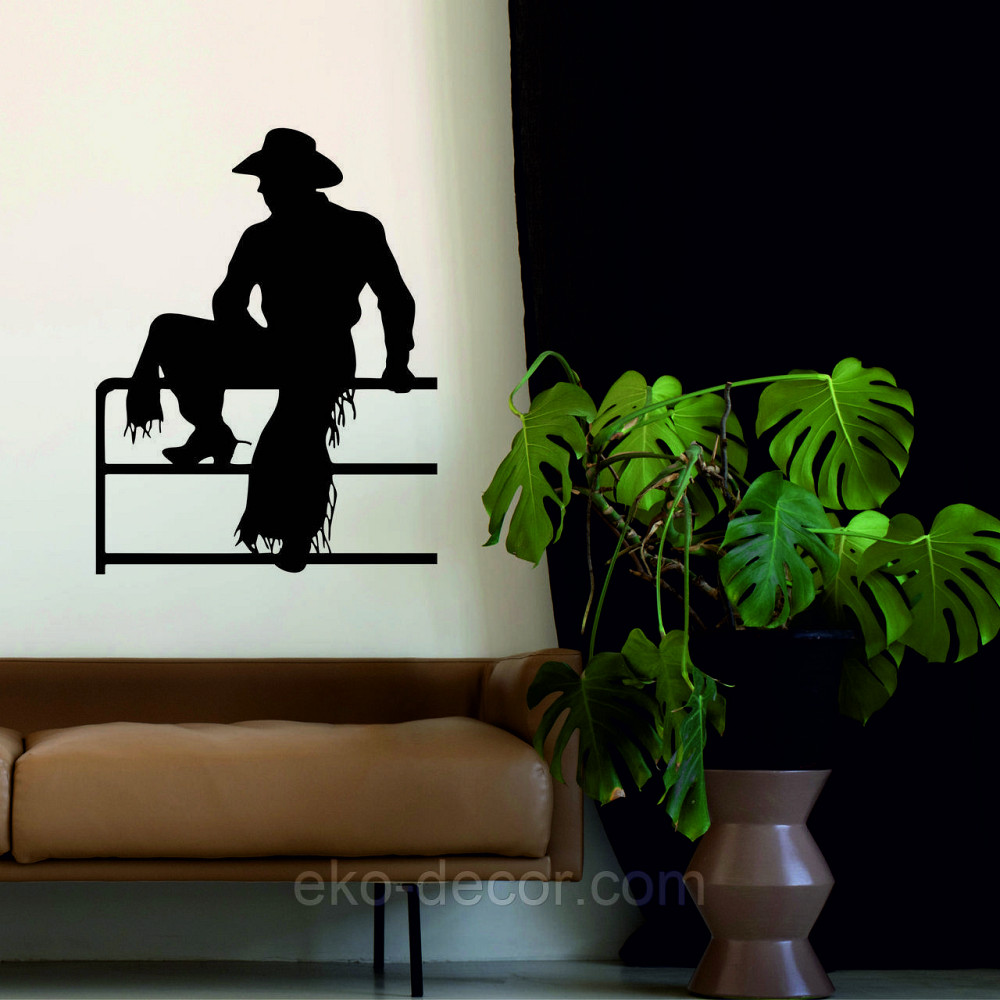 Декоративне настінне Панно «Силует чоловіка», Декор на стіну Київ - фото 3