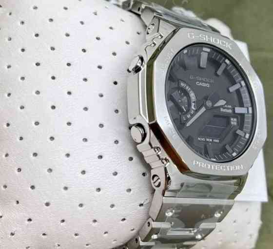 Чоловічий наручний годинник Casio GM-B2100 Silver. Київ