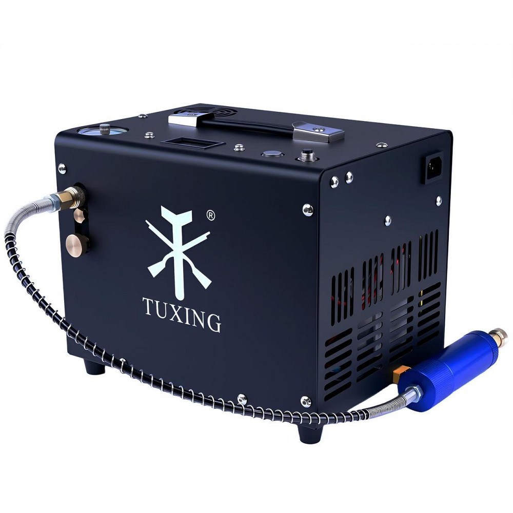 Електричний PCP компресор Tuxing TXET061, 300 Бар, 220В/12В, 300Вт для пневматики, балонів та спорядження Київ - фото 2