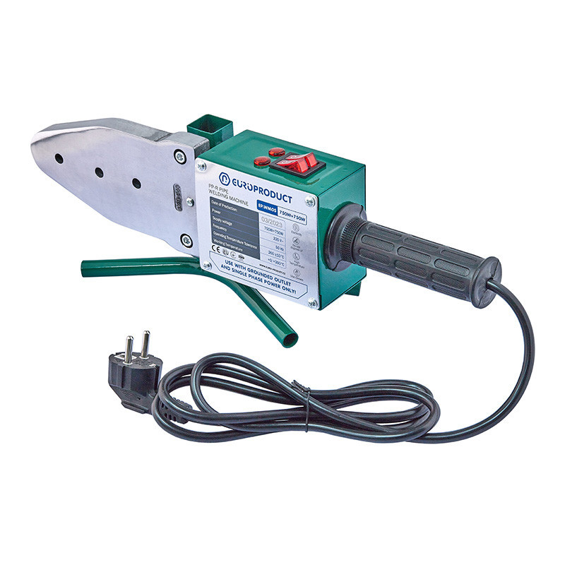 Паяльник Europroduct EP.WM05 для PPR труб (плоскі насадки) 20/40mm (EP6095) Київ - фото 3