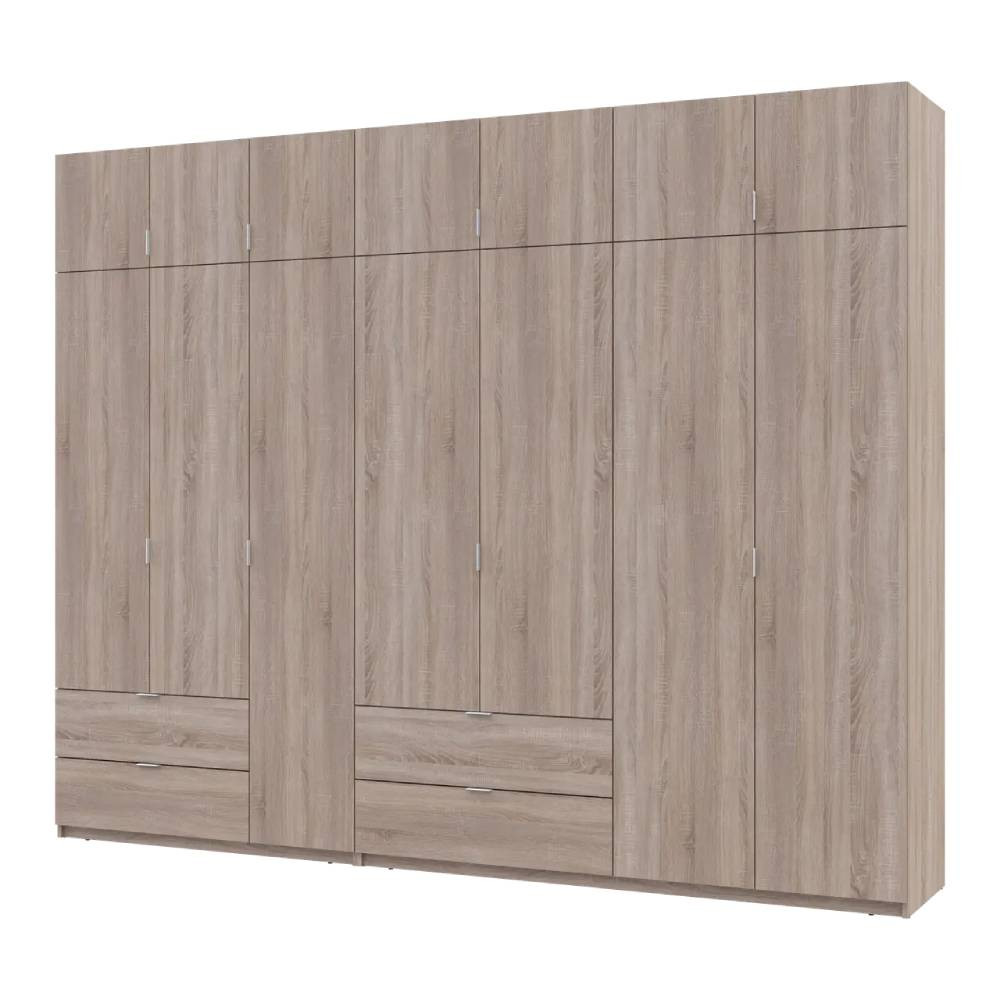 Шафа для одягу Doros Лукас Дуб сонома 3+4 ДСП 300х50х240 DRS-011708 (42005131) Дніпро - фото 1