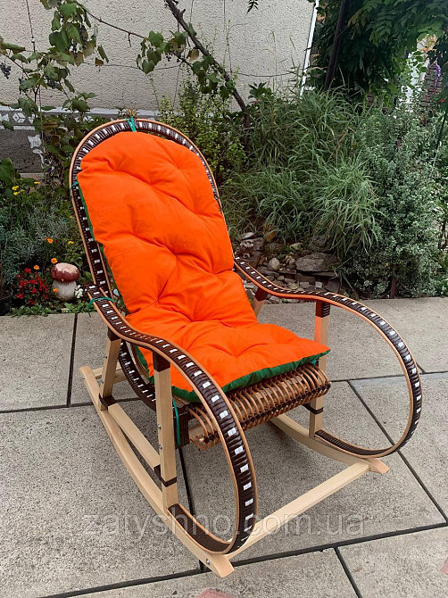 Кресло-качалка для дома с подушкою Киев - изображение 5