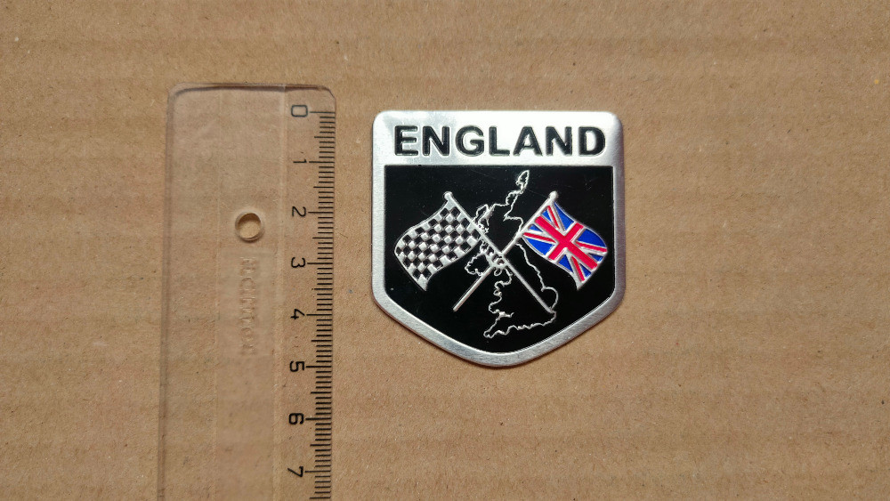 Наклейка Прапор Англії на авто мото алюмінієва Київ - фото 4