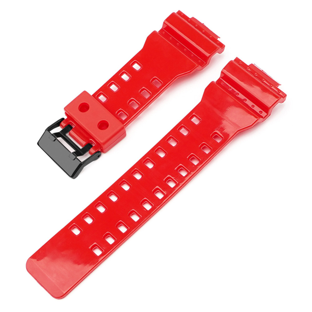 Ремінець для Casio G-Shock GA-100/110/120 Red-Glossy BK SBR Київ - фото 2
