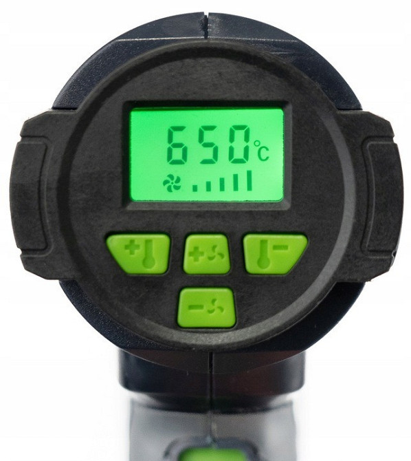 Фен будівельний Wuber 2200W 650 °C з регулюванням температури (Польща) Київ - фото 6