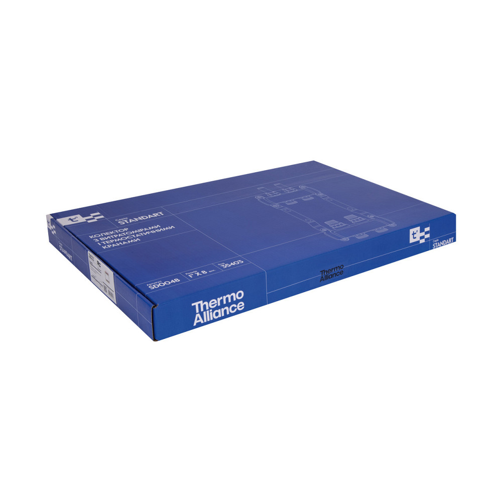 Колектор із витратомірами Thermo Alliance Standart 1" 8 виходів SD0048 Київ - фото 9