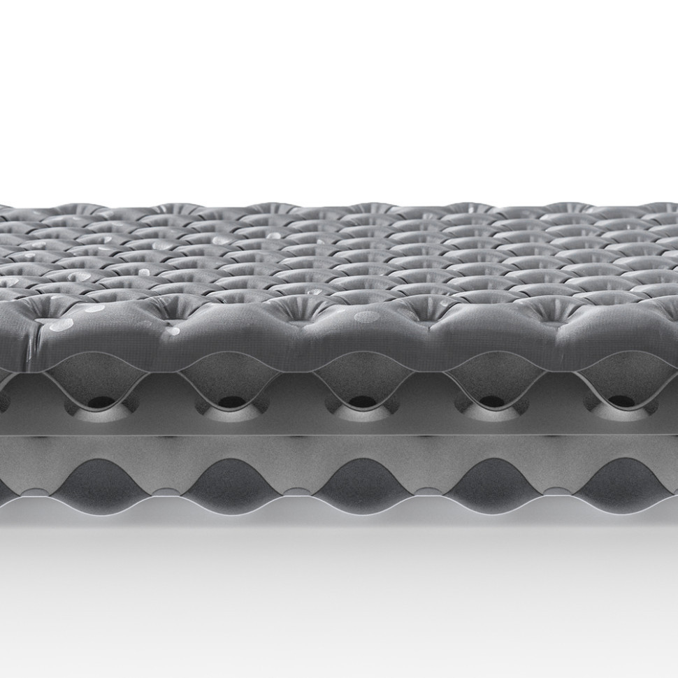 Матрац туристичний надувний одномісний Naturehike CNH22DZ018, надлегкий, 183х58х7 см, сірий, для туризму із мішком для надування Київ - фото 5