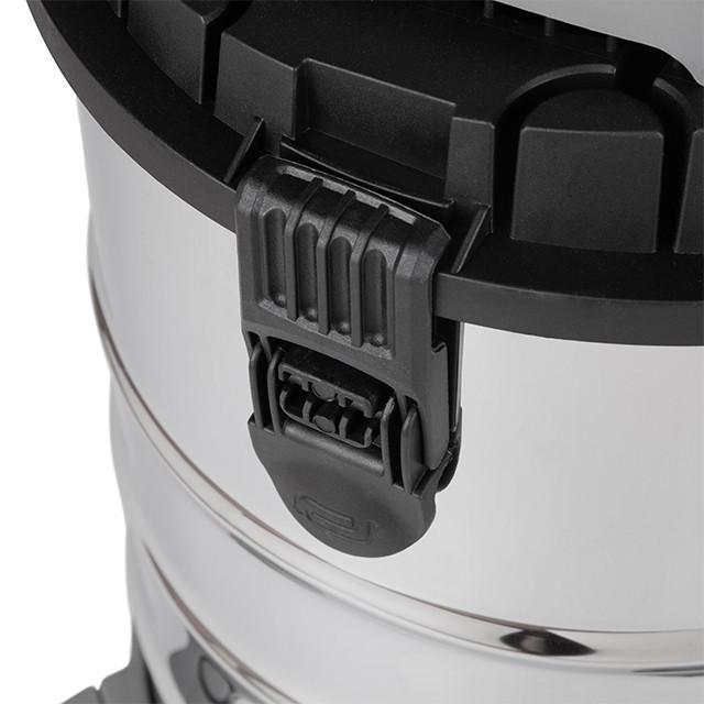 Пилосос будівельний INTERTOOL DT-1030, 1,4 кВт, >17 кПа, бак 30 л, розетка, HEPA фільтр, шланг 3 м - з насадками Львів - фото 6