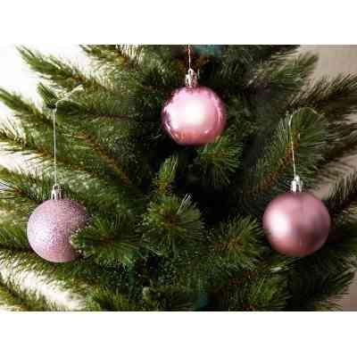 Елочная игрушка House Of Seasons H&S 30 шт 6 см Сиреневый (8720362101673) Винница