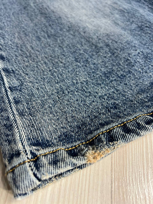 Юбка женская джинсовая ZJY 67001 прямой крой длина ниже колена разрез спереди стрейчевая коричневый ремень синяя, синий, З6, 36, 96 см, 118 см Киев - изображение 14