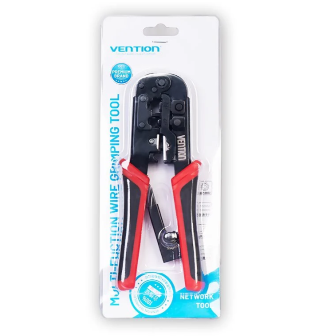 Крімпер Vention Multi-function Crimping Tool Ratchet Type Black (KEAB0) Київ - фото 8