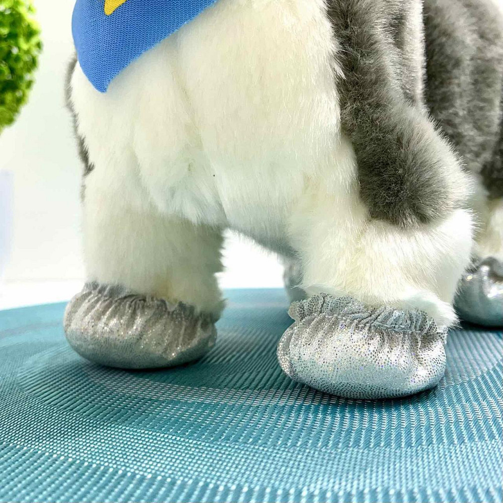 Собачка інтерактивна TK GROUP Кращий друг повідець з кнопкою озвучено українською мовою ходить танцює Сіра (C45368) Чернігів - фото 5