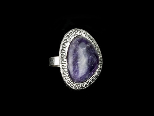 Кільце з каменем аметист Київ - фото 1