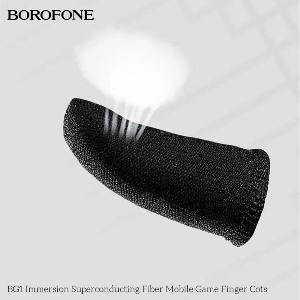 Напальчник игровой BOROFONE BG1 Superconducting fiber mobile game finger cots BG1B Одесса - изображение 3
