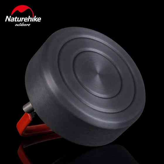 Туристический чайник Naturehike NH17C020-H из алюминия 1.1л (Серый) Винница