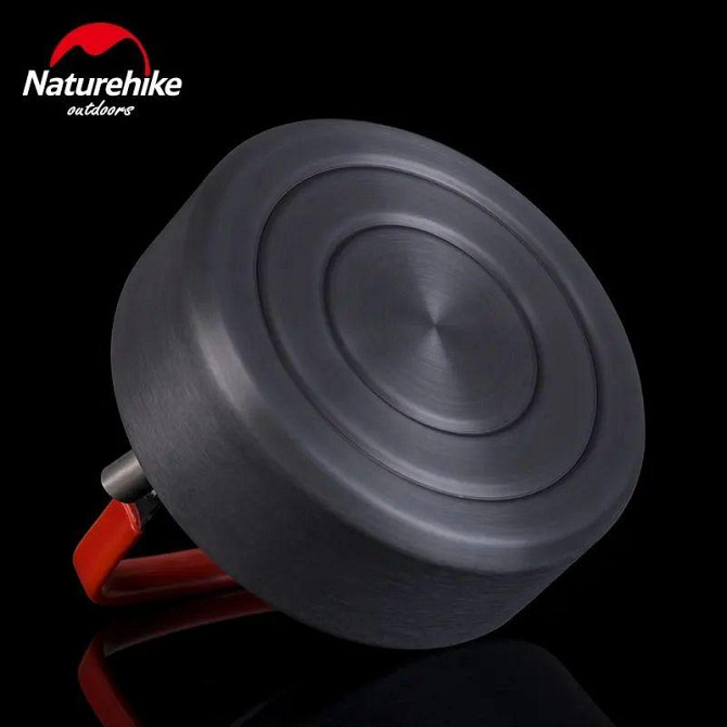 Туристический чайник Naturehike NH17C020-H из алюминия 1.1л (Серый) Винница - изображение 5