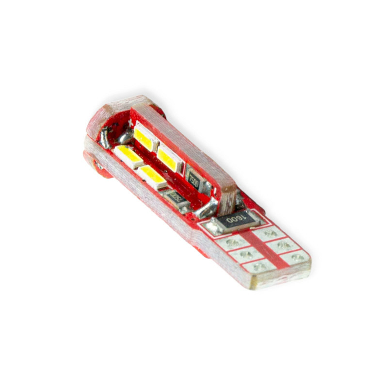 Автоламп БЦ 12-5 лазер. WHITE 19 SMD 3014 5000K світлодіодна обманка Мукачево - фото 1