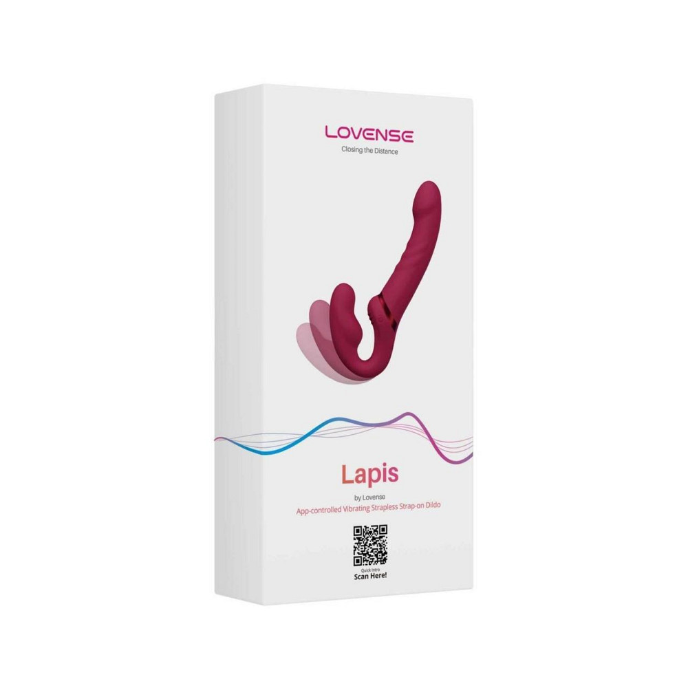 Безремінний смарт-страпон Lovense Lapis vibrating strapless strap-on, 3 мотори Sex Aura Київ - фото 9