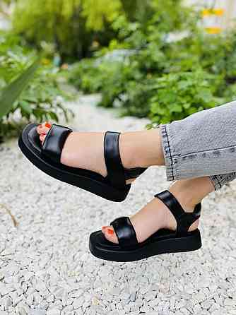 ARLEN Босоніжки жіночі ARLEN Бос-06 чорні (літо, шкіра натуральна) (4379) Коломия