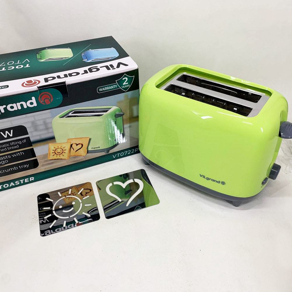 Тостерница для поджаривания хлеба VILGRAND, Кухонный тостер для тостов Тостер 2 штук хлеба QX-21 Львов - изображение 4
