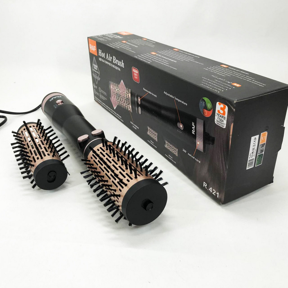 Фены для сушки волос RAF R.421 1000 Вт, Электрический фен для укладки Фен щетка объема волос OT-86 Львов - изображение 16