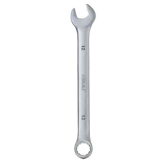 Ключ рожково-накидный 12мм CrV satine SIGMA (6021121) Ровно