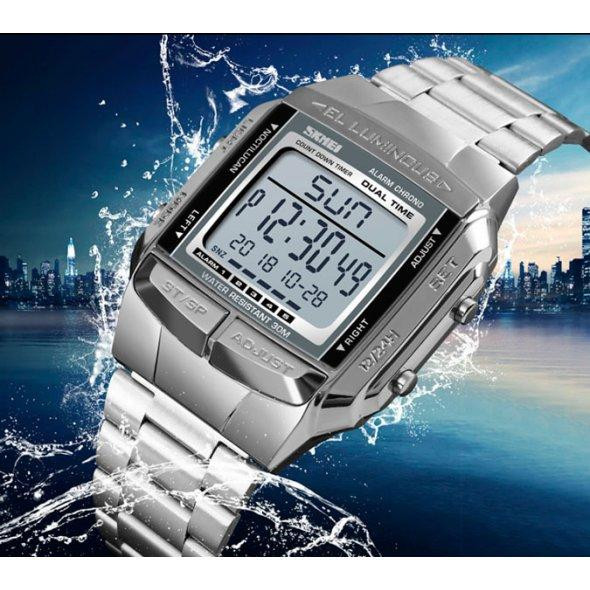 Спортивний годинник Skmei Illuminator Сріблястий Київ - фото 6