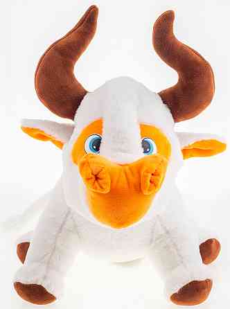 М'яка іграшка Аліна Бик білий 40 см білий Київ