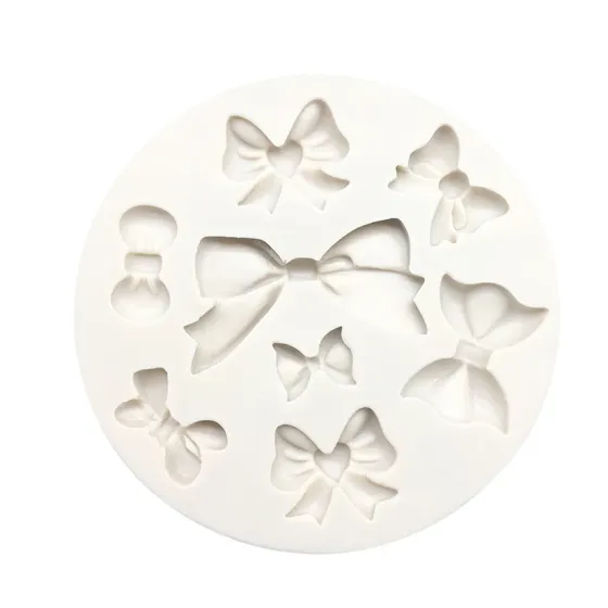 Молд силиконовый Бантики 89 мм серый Киев