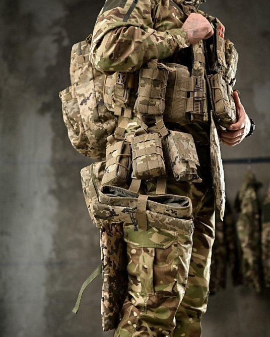 Плитоноска быстрый сброс комплекте РПС в сборе  пиксель рюкзак Одесса - изображение 6