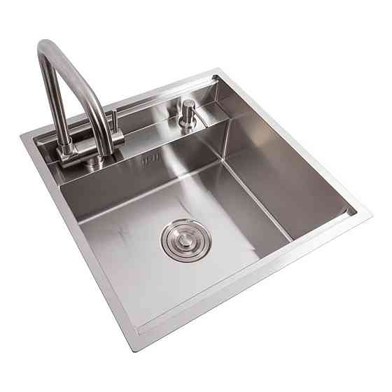 VALESO Кухонна мийка CM 50*50 прихована нержавійка VALESO Handmade (змішувач в комплекті) Киев